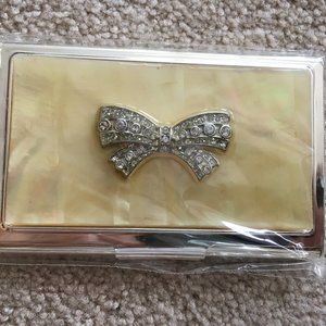 Things Remembered Bow Business Card Holder
